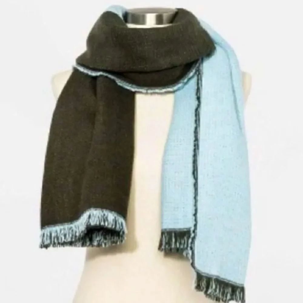 “A New Day” Green/Light Blue Blanket Scarf!